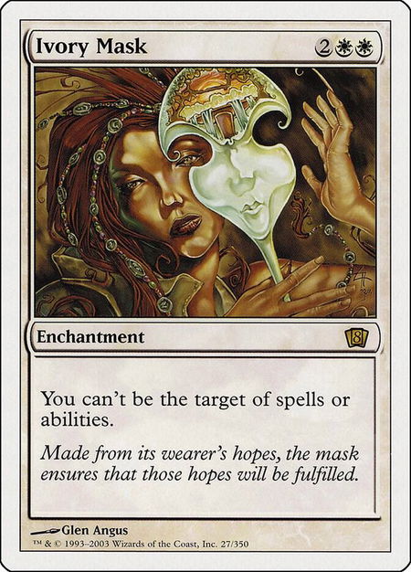 Ivory Mask - 8th Edition Magic: The Gathering trading card