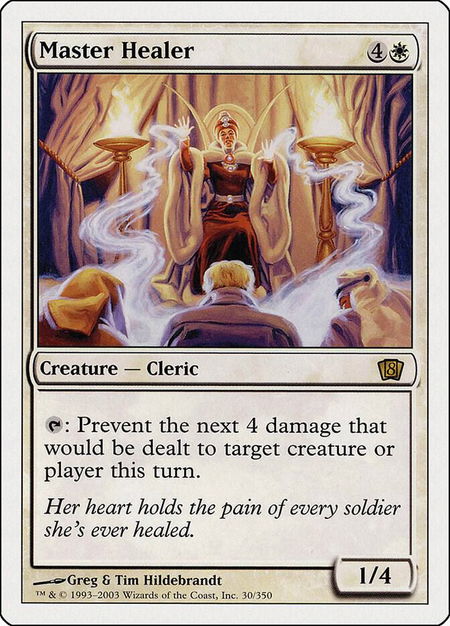 Master Healer - 8th Edition Magic: The Gathering trading card