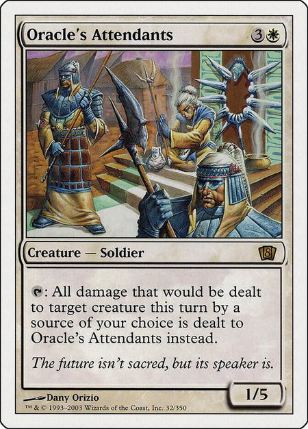 Oracle's Attendants - 8th Edition Magic: The Gathering trading card