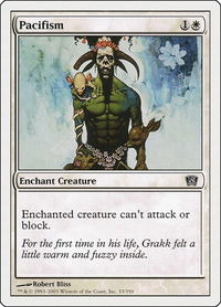 Pacifism - 8th Edition (8ED) #33 - Common Magic: The Gathering Trading Card
