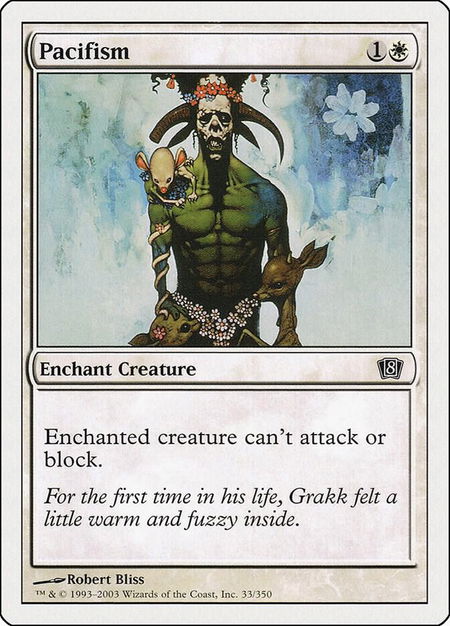 Pacifism - 8th Edition Magic: The Gathering trading card