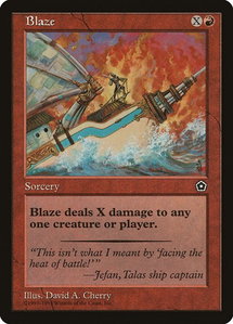 Blaze - Portal Second Age (P02) #91 - Uncommon Magic: The Gathering Trading Card