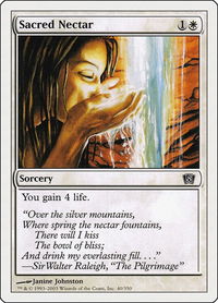 Sacred Nectar - 8th Edition (8ED) #40 - Common Magic: The Gathering Trading Card