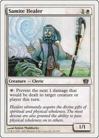 Samite Healer - 8th Edition (8ED) #41 - Common Magic: The Gathering Trading Card