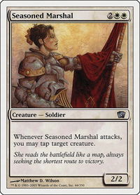Seasoned Marshal - 8th Edition (8ED) #44 - Uncommon Magic: The Gathering Trading Card