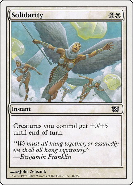 Solidarity - 8th Edition Magic: The Gathering trading card