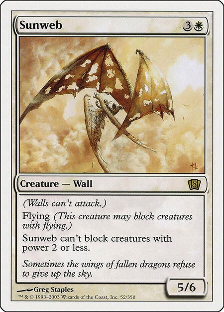 Sunweb - 8th Edition Magic: The Gathering trading card