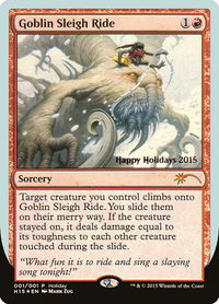Goblin Sleigh Ride - Special Occasion (SPECIAL) #1 - Promo Magic: The Gathering Trading Card