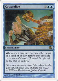Cowardice - 8th Edition (8ED) #71 - Rare Magic: The Gathering Trading Card