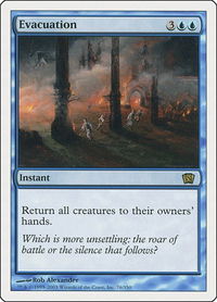 Evacuation - 8th Edition (8ED) #76 - Rare Magic: The Gathering Trading Card