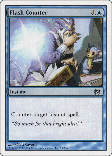 Flash Counter - 8th Edition Magic: The Gathering trading card