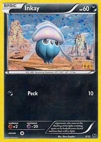 Inkay - 6/12 trading card from McDonald's Promos 2014 Inkay - 6/12 - McDonald's Promos 2014 Pokémon trading card