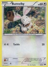 Bunnelby - 10/12 - McDonald's Promos 2014 (MCD14) #010/012 - Rare Pokémon Trading Card