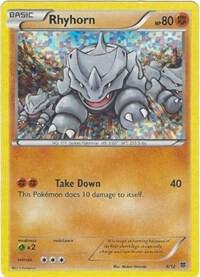 Rhyhorn - 8/12 trading card from McDonald's Promos 2015 Rhyhorn - 8/12 - McDonald's Promos 2015 Pokémon trading card