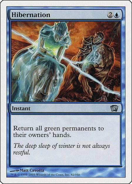 Hibernation - 8th Edition Magic: The Gathering trading card