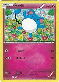 Marill - 10/12 trading card from McDonald's Promos 2015 Marill - 10/12 - McDonald's Promos 2015 Pokémon trading card