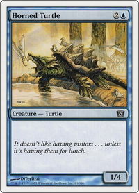 Horned Turtle - 8th Edition (8ED) #83 - Common Magic: The Gathering Trading Card