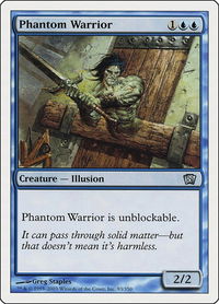 Phantom Warrior - 8th Edition (8ED) #93 - Uncommon Magic: The Gathering Trading Card