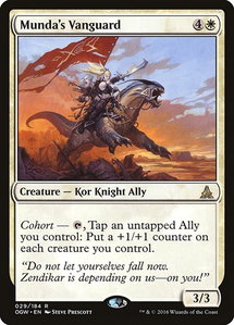 Munda's Vanguard - Oath of the Gatewatch (OGW) #29 - Rare Magic: The Gathering Trading Card