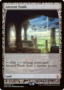 Ancient Tomb - Zendikar Expeditions (EXP) #36 - Mythic Rare Magic: The Gathering Trading Card