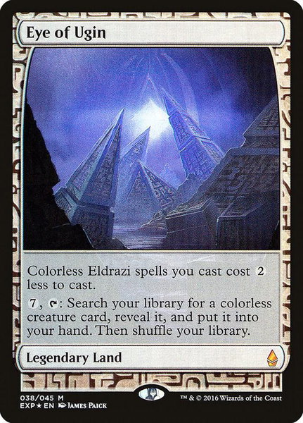 Eye of Ugin trading card from Zendikar Expeditions Eye of Ugin - Zendikar Expeditions Magic: The Gathering trading card