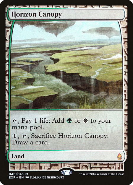 Horizon Canopy - Zendikar Expeditions Magic: The Gathering trading card