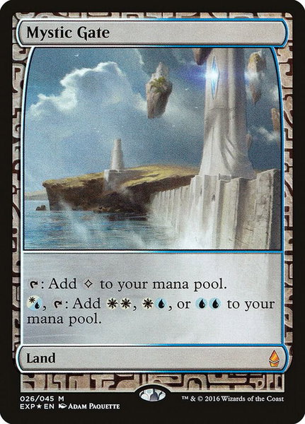 Mystic Gate trading card from Zendikar Expeditions Mystic Gate - Zendikar Expeditions Magic: The Gathering trading card