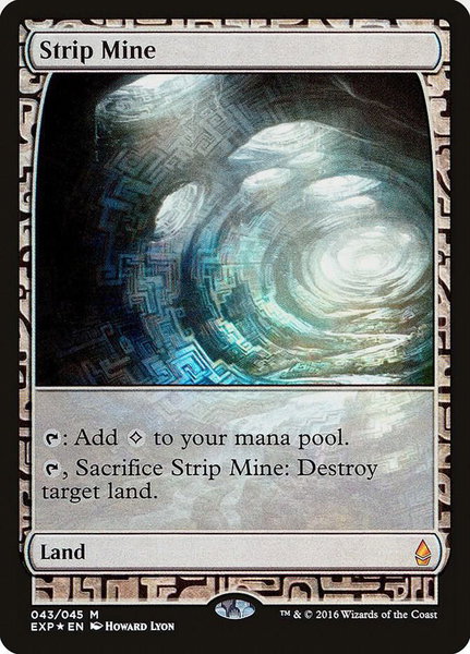 Strip Mine trading card from Zendikar Expeditions Strip Mine - Zendikar Expeditions Magic: The Gathering trading card