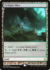 Twilight Mire - Zendikar Expeditions (EXP) #33 - Mythic Magic: The Gathering Trading Card