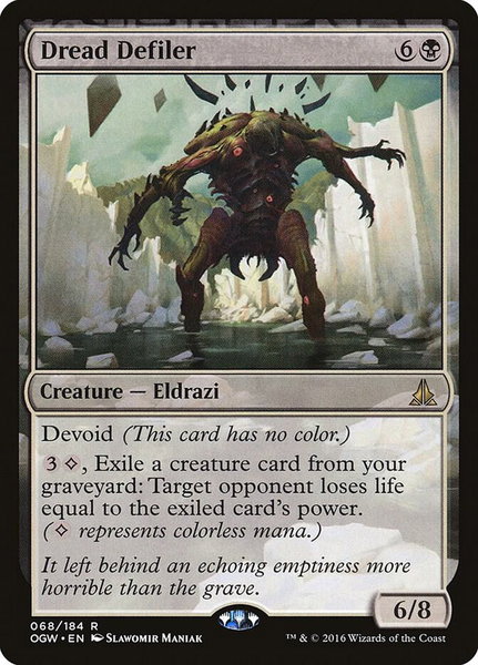Dread Defiler - Oath of the Gatewatch Magic: The Gathering trading card