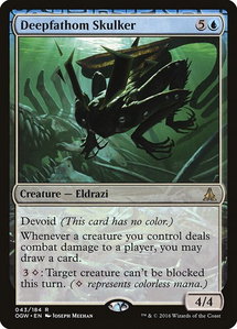 Deepfathom Skulker - Oath of the Gatewatch (OGW) #43 - Rare Magic: The Gathering Trading Card