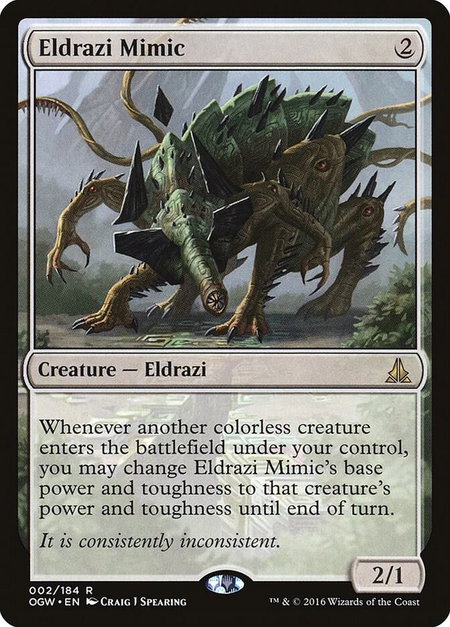 Eldrazi Mimic - Oath of the Gatewatch Magic: The Gathering trading card