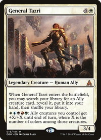 General Tazri - Oath of the Gatewatch (OGW) #19 - Mythic Magic: The Gathering Trading Card