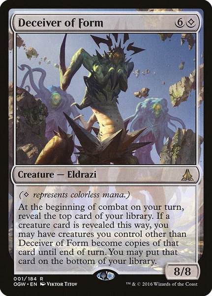 Deceiver of Form - Oath of the Gatewatch Magic: The Gathering trading card