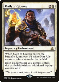 Oath of Gideon - Oath of the Gatewatch (OGW) #30 - Rare Magic: The Gathering Trading Card