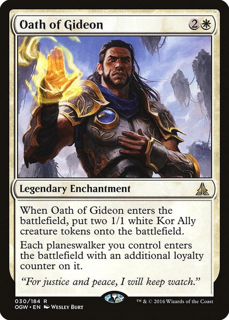 Oath of Gideon - Oath of the Gatewatch Magic: The Gathering trading card