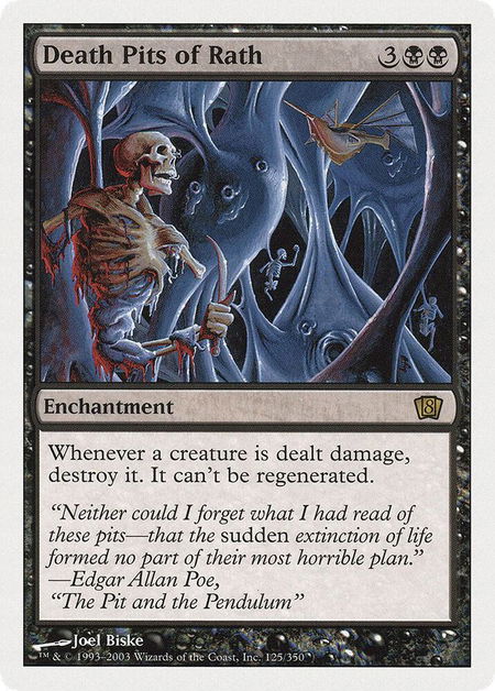 Death Pits of Rath - 8th Edition Magic: The Gathering trading card