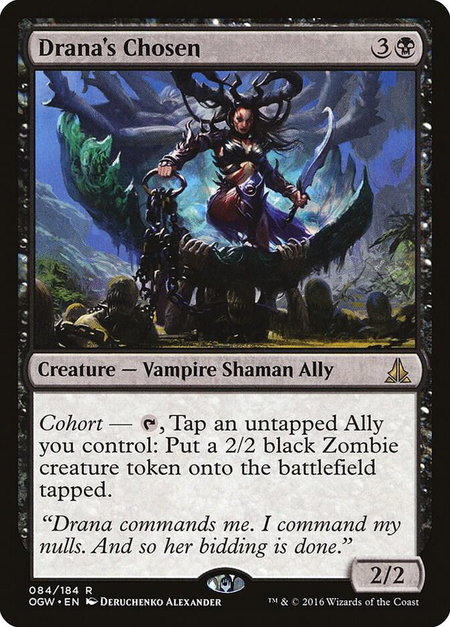 Drana's Chosen - Oath of the Gatewatch Magic: The Gathering trading card