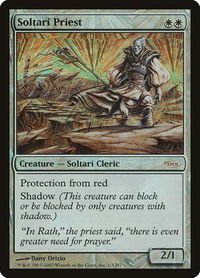 Soltari Priest (Scholarship Series) - Junior Series Promos (JSS) #1 - Promo Magic: The Gathering Trading Card