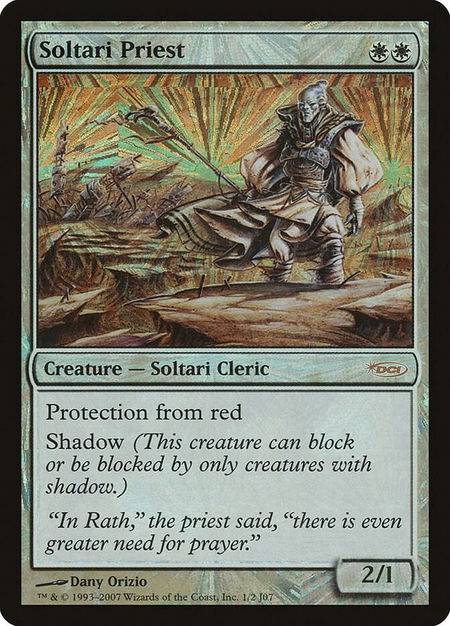 Soltari Priest (Scholarship Series) - Junior Series Promos Magic: The Gathering trading card