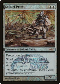 Soltari Priest (Junior APAC Series) - Junior Series Promos (JSS) #1 - Promo Magic: The Gathering Trading Card