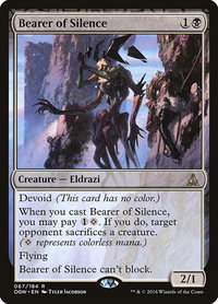 Bearer of Silence - Oath of the Gatewatch (OGW) #67 - Rare Magic: The Gathering Trading Card