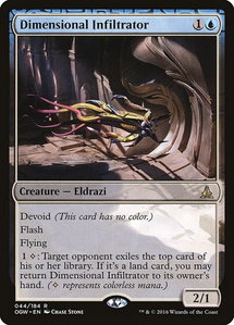 Dimensional Infiltrator - Oath of the Gatewatch (OGW) #44 - Rare Magic: The Gathering Trading Card