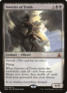 Inverter of Truth - Oath of the Gatewatch (OGW) #72 - Mythic Rare Magic: The Gathering Trading Card