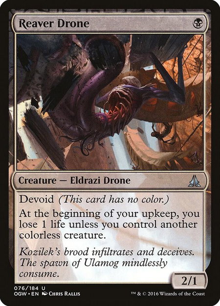 Reaver Drone - Oath of the Gatewatch Magic: The Gathering trading card