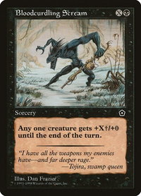 Bloodcurdling Scream - Portal Second Age (P02) #63 - Uncommon Magic: The Gathering Trading Card