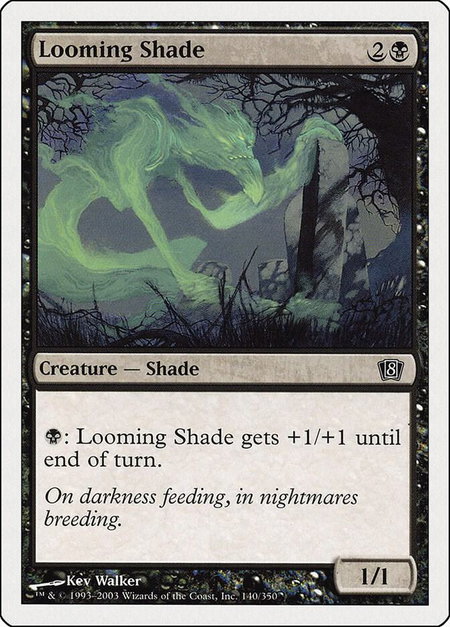 Looming Shade - 8th Edition Magic: The Gathering trading card