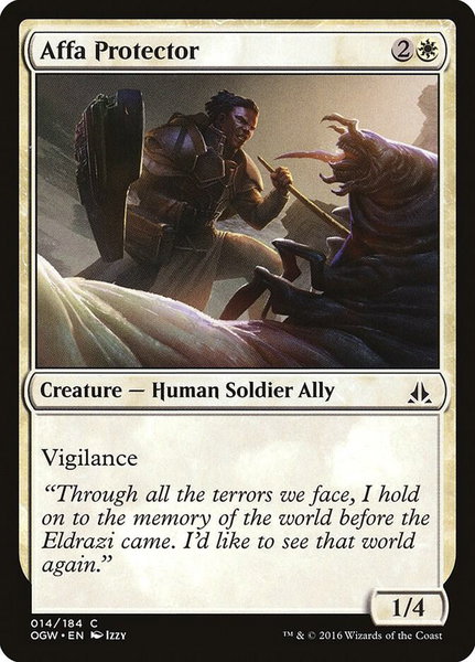 Affa Protector - Oath of the Gatewatch Magic: The Gathering trading card