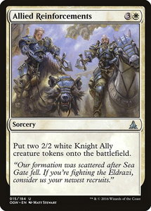 Allied Reinforcements - Oath of the Gatewatch (OGW) #15 - Uncommon Magic: The Gathering Trading Card