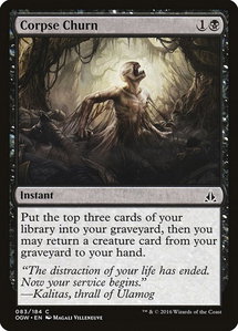 Corpse Churn - Oath of the Gatewatch (OGW) #83 - Common Magic: The Gathering Trading Card